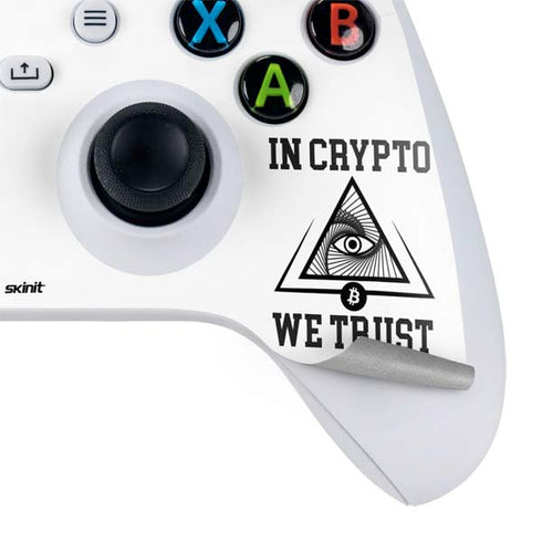 In Crypto We Trust Xbox Series S Controller Skin