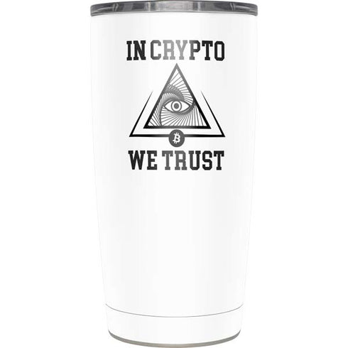 In Crypto We Trust Yeti 20oz Tumbler Skin