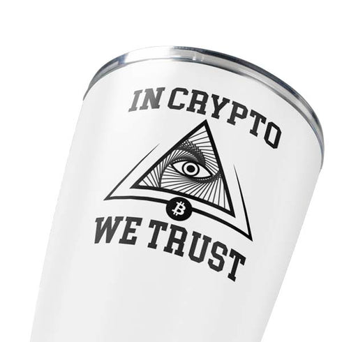 In Crypto We Trust Yeti 20oz Tumbler Skin