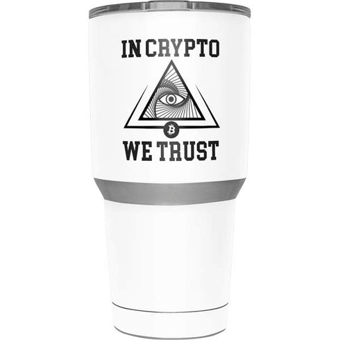 In Crypto We Trust Yeti 30oz Rambler Tumbler Skin