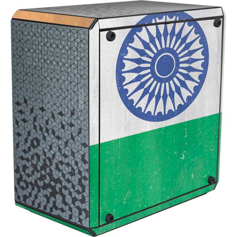 India Flag Distressed Cooler Master MasterBox Q300L Mini Tower Skin