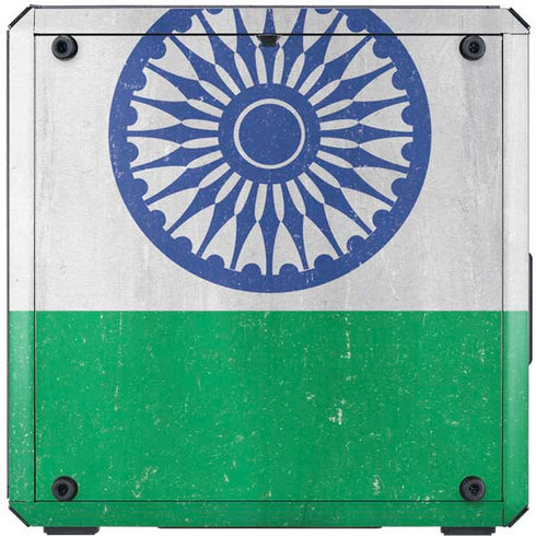 India Flag Distressed Cooler Master MasterBox Q300L Mini Tower Skin