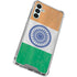 India Flag Distressed Galaxy A13 5G Clear Case