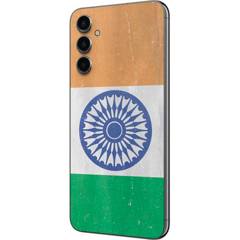 India Flag Distressed Galaxy A14 5G Skin