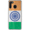 India Flag Distressed Galaxy A21 Clear Case