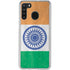 India Flag Distressed Galaxy A21 Clear Case