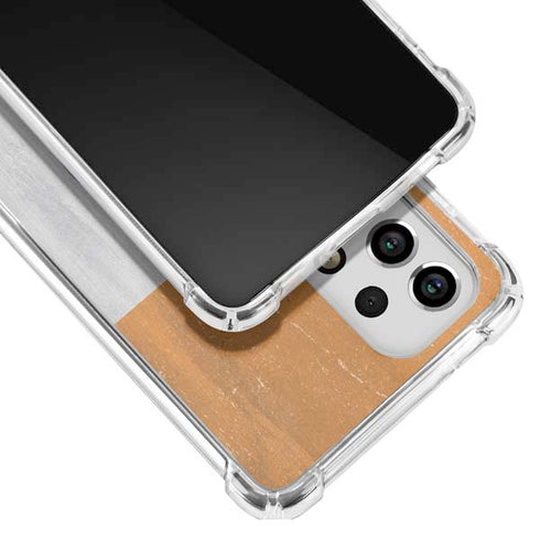 India Flag Distressed Galaxy A53 5G Clear Case