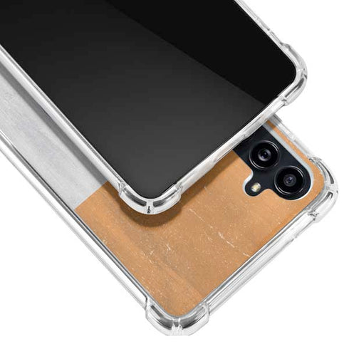 India Flag Distressed Galaxy A54 5G Clear Case