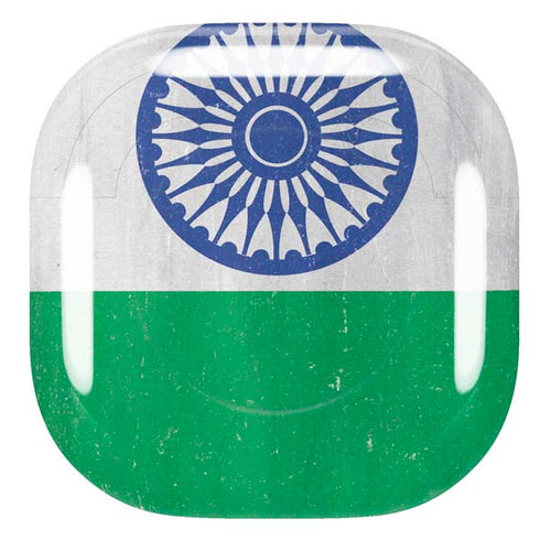 India Flag Distressed Galaxy Buds Live Skin