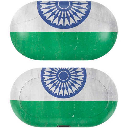 India Flag Distressed Galaxy Buds Skin