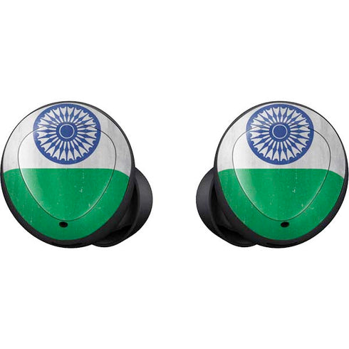 India Flag Distressed Galaxy Buds Skin