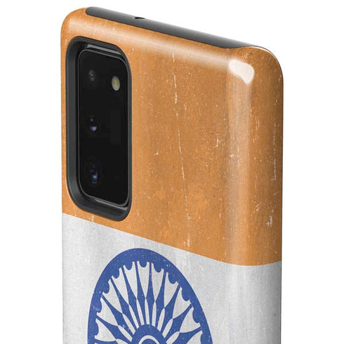 India Flag Distressed Galaxy Note20 5G Pro Case