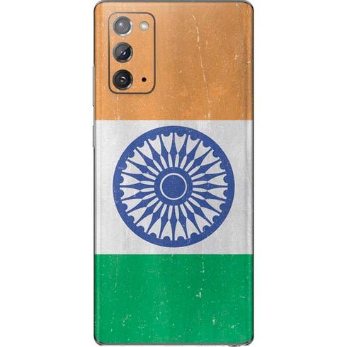 India Flag Distressed Galaxy Note20 5G Skin
