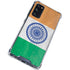 India Flag Distressed Galaxy S20 FE Clear Case