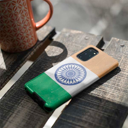 India Flag Distressed Galaxy S20 Plus Pro Case