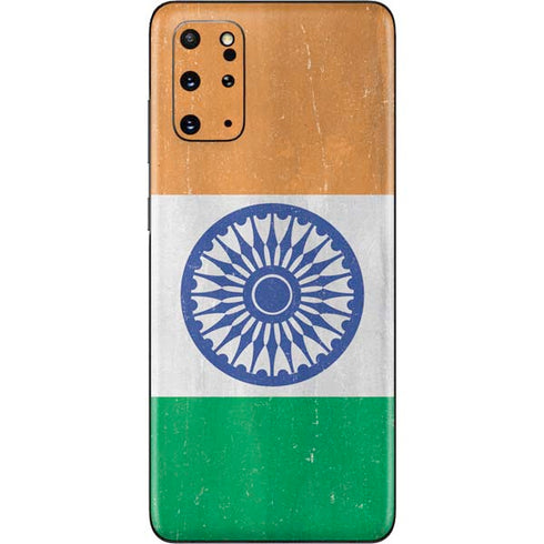 India Flag Distressed Galaxy S20 Plus Skin