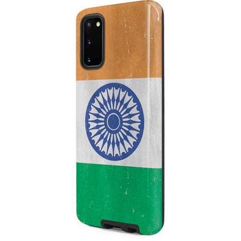 India Flag Distressed Galaxy S20 Pro Case
