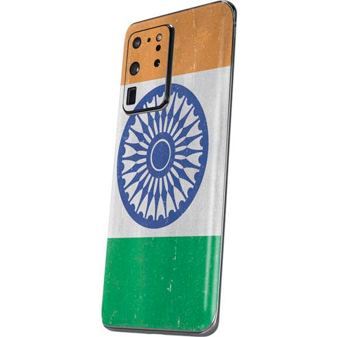 India Flag Distressed Galaxy S20 Ultra 5G Skin