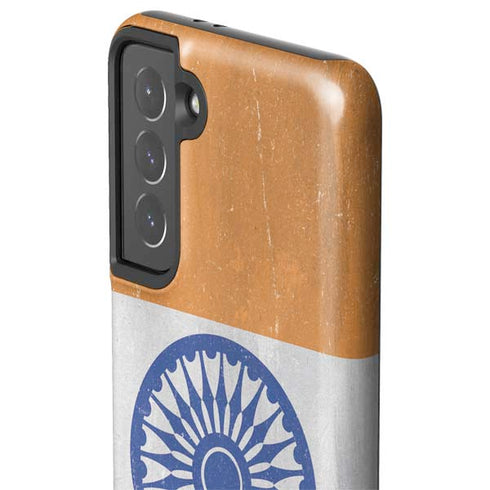 India Flag Distressed Galaxy S21 5G Pro Case