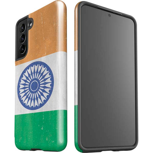 India Flag Distressed Galaxy S21 5G Pro Case