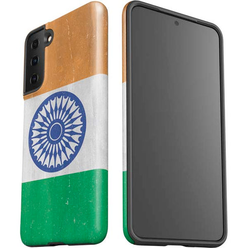 India Flag Distressed Galaxy S21 FE Pro Case