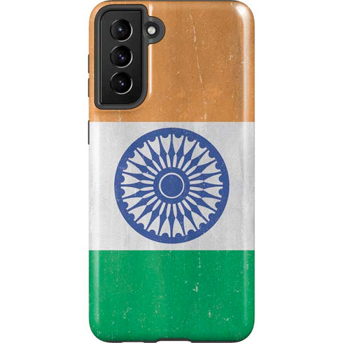 India Flag Distressed Galaxy S21 Plus 5G Pro Case