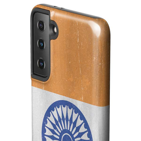 India Flag Distressed Galaxy S21 Plus 5G Pro Case