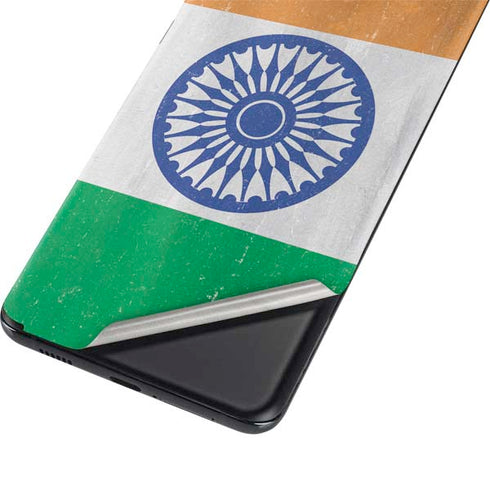 India Flag Distressed Galaxy S21 Plus 5G Skin