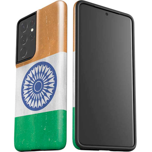 India Flag Distressed Galaxy S21 Ultra 5G Pro Case