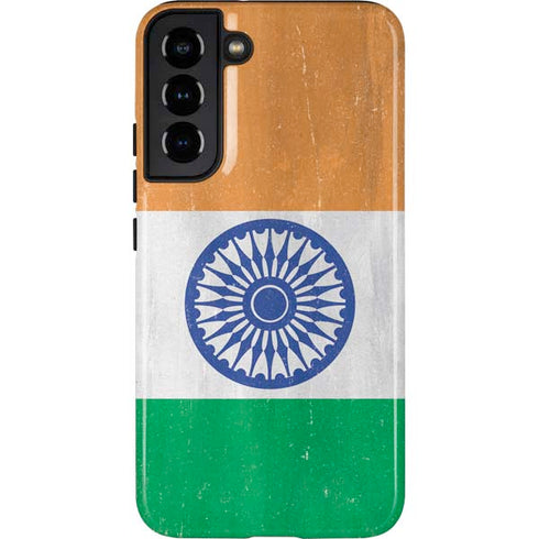 India Flag Distressed Galaxy S22 Plus Pro Case