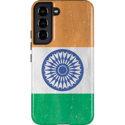 India Flag Distressed Galaxy S22 Pro Case