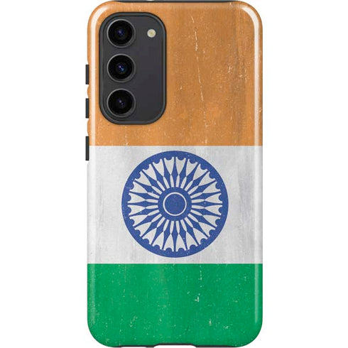 India Flag Distressed Galaxy S23 Plus Pro Case