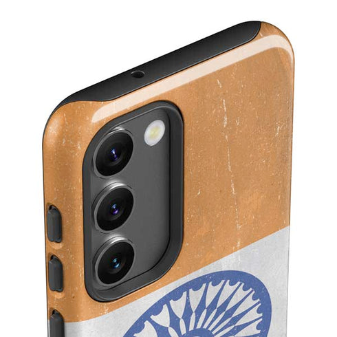 India Flag Distressed Galaxy S23 Plus Pro Case