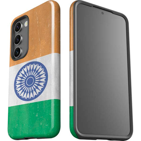 India Flag Distressed Galaxy S23 Pro Case