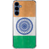 India Flag Distressed Galaxy S24 Clear Case