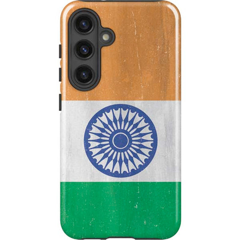 India Flag Distressed Galaxy S24 Plus Impact Case