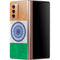 India Flag Distressed Galaxy Z Fold2 5G Skin