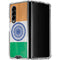 India Flag Distressed Galaxy Z Fold4 5G Clear Case