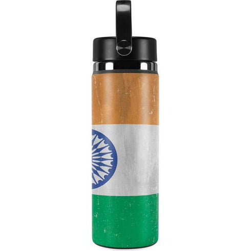 India Flag Distressed Hydro Flask 20oz Wide Mouth Skin