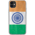 India Flag Distressed iPhone 11 Clear Case