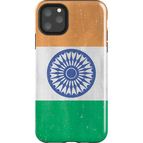 India Flag Distressed iPhone 11 Pro Max Impact Case