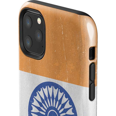 India Flag Distressed iPhone 11 Pro Max Impact Case