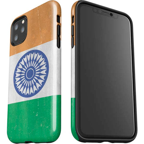 India Flag Distressed iPhone 11 Pro Max Impact Case