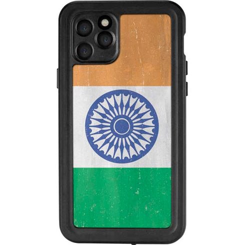 India Flag Distressed iPhone 11 Pro Waterproof Case