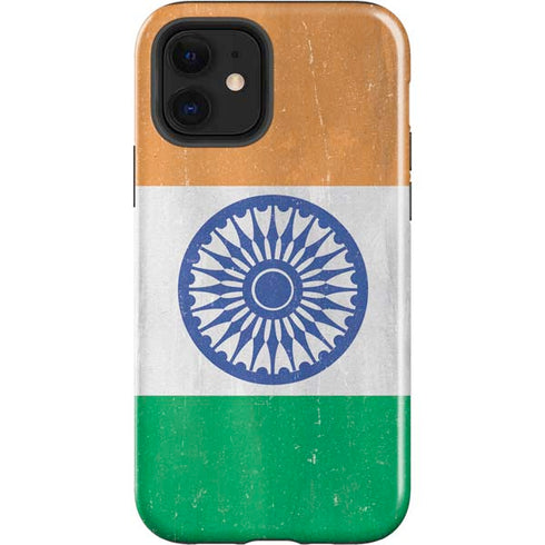 India Flag Distressed iPhone 12 Impact Case