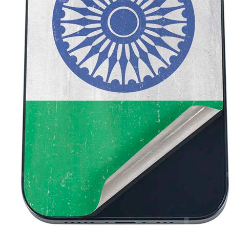 India Flag Distressed iPhone 12 Mini Skin