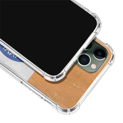 India Flag Distressed iPhone 12 Pro Clear Case