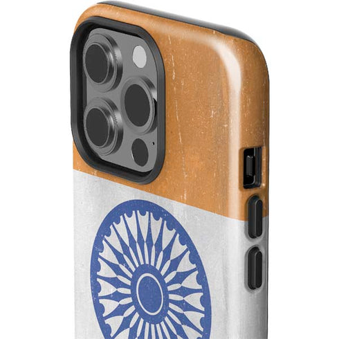 India Flag Distressed iPhone 13 Pro Impact Case