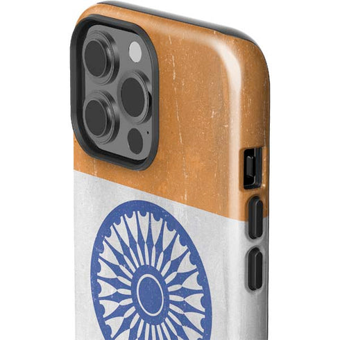India Flag Distressed iPhone 13 Pro Max Impact Case