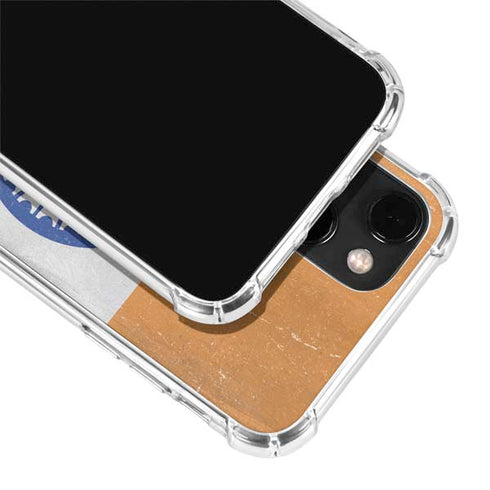India Flag Distressed iPhone 14 Plus Clear Case